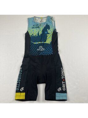 Champ System Al Ain Tri Club Sleeveless Cycling Suit Child’s XL Front Zip Padded